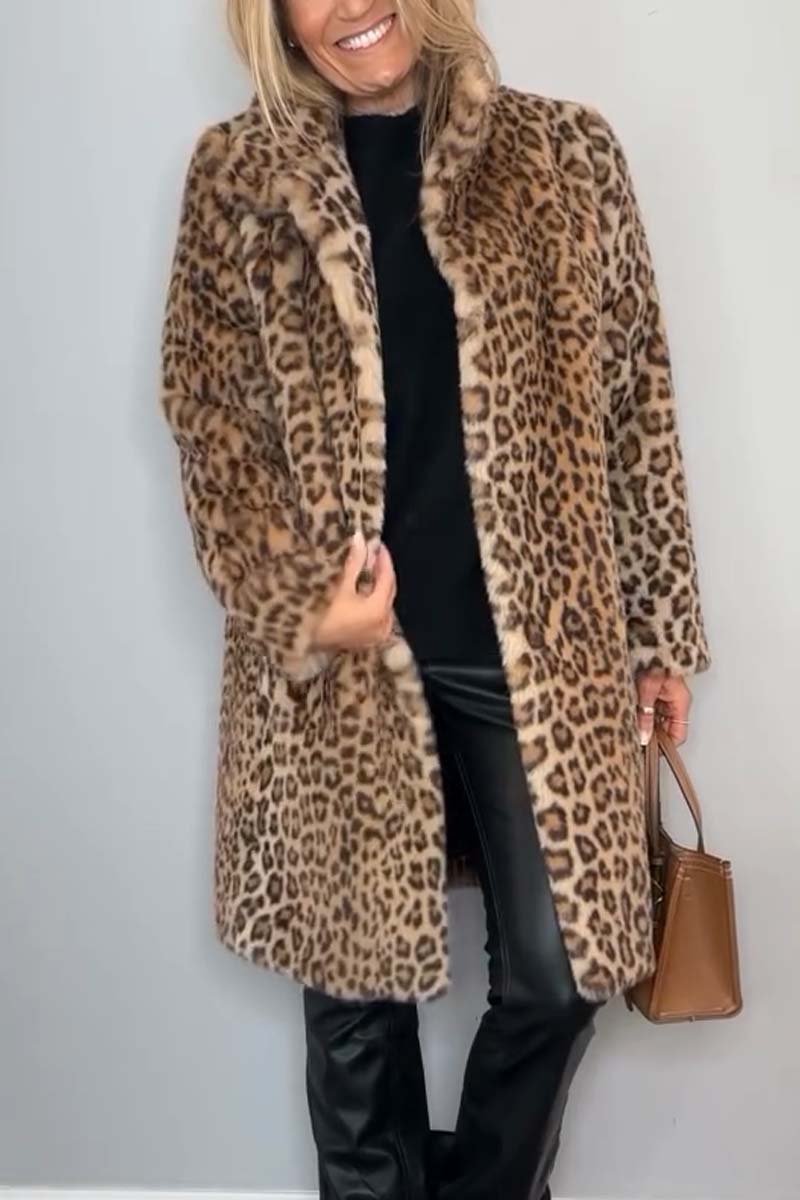 Ebra - Print Fur Coat